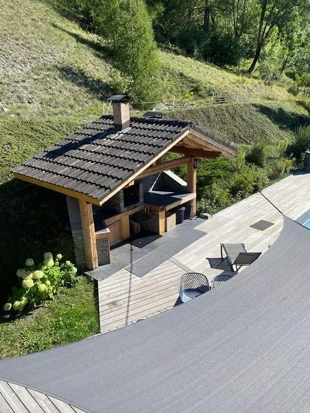 Chalet Savoyard D'Exception Avec Piscine Chauffee Bourg-Saint-Maurice