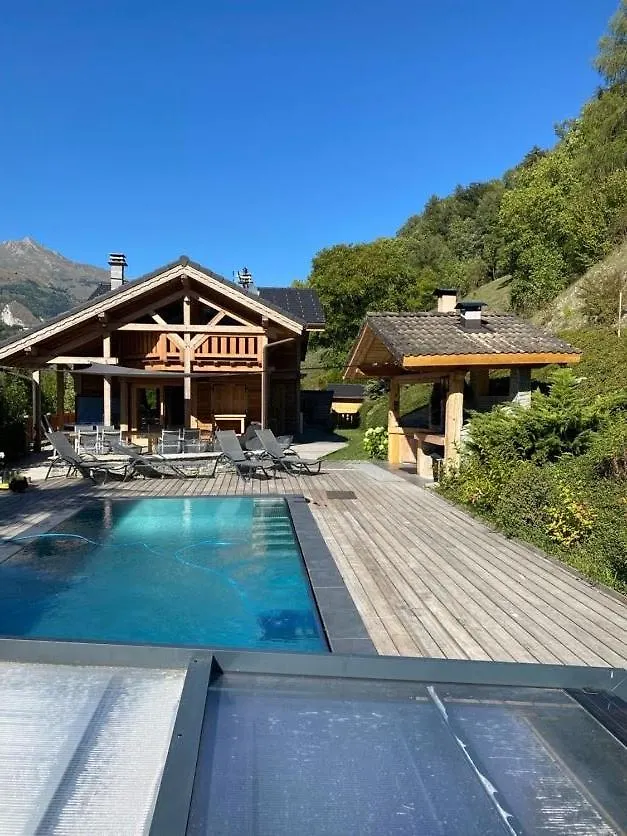 Chalet Savoyard D'Exception Avec Piscine Chauffee Bourg-Saint-Maurice